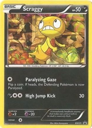 Image of Scraggy (BW25) [Black & White: Black Star Promos]