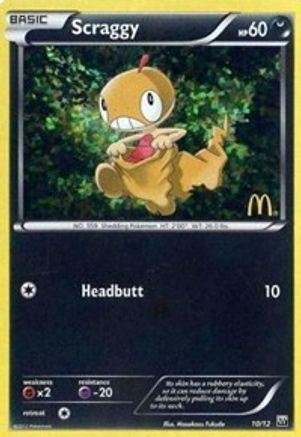 Image of Scraggy (10/12) [McDonald's Promos: 2012 Collection]