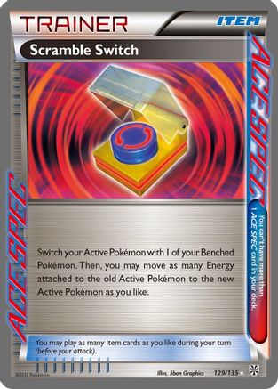 Image of Scramble Switch (129/135) [Black & White: Plasma Storm]