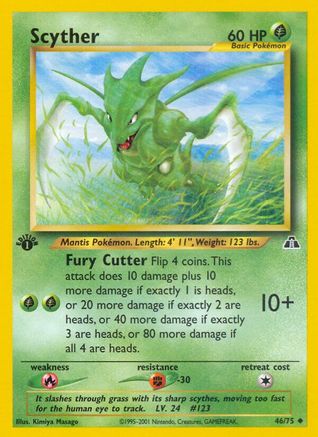 Image of Scyther (46/75) [Neo Discovery 1st Edition]