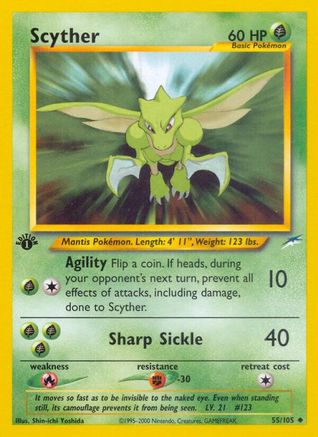 Image of Scyther (55/105) [Neo Destiny 1st Edition]