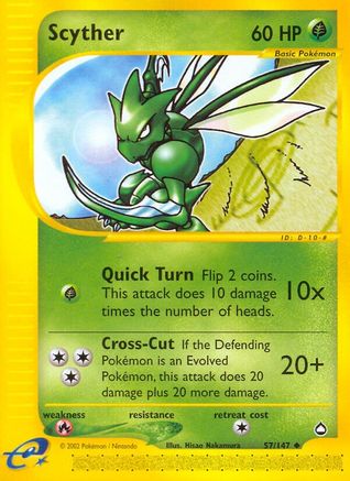 Image of Scyther (57/147) [Aquapolis]