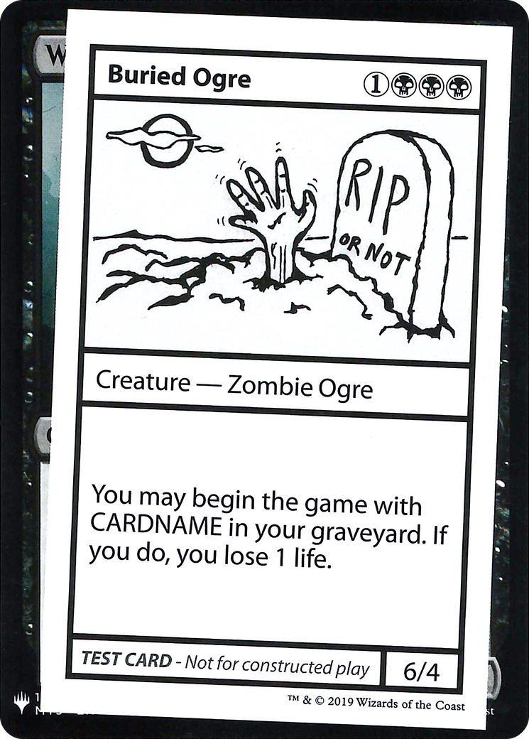 Image of Buried Ogre [Mystery Booster Playtest Cards]