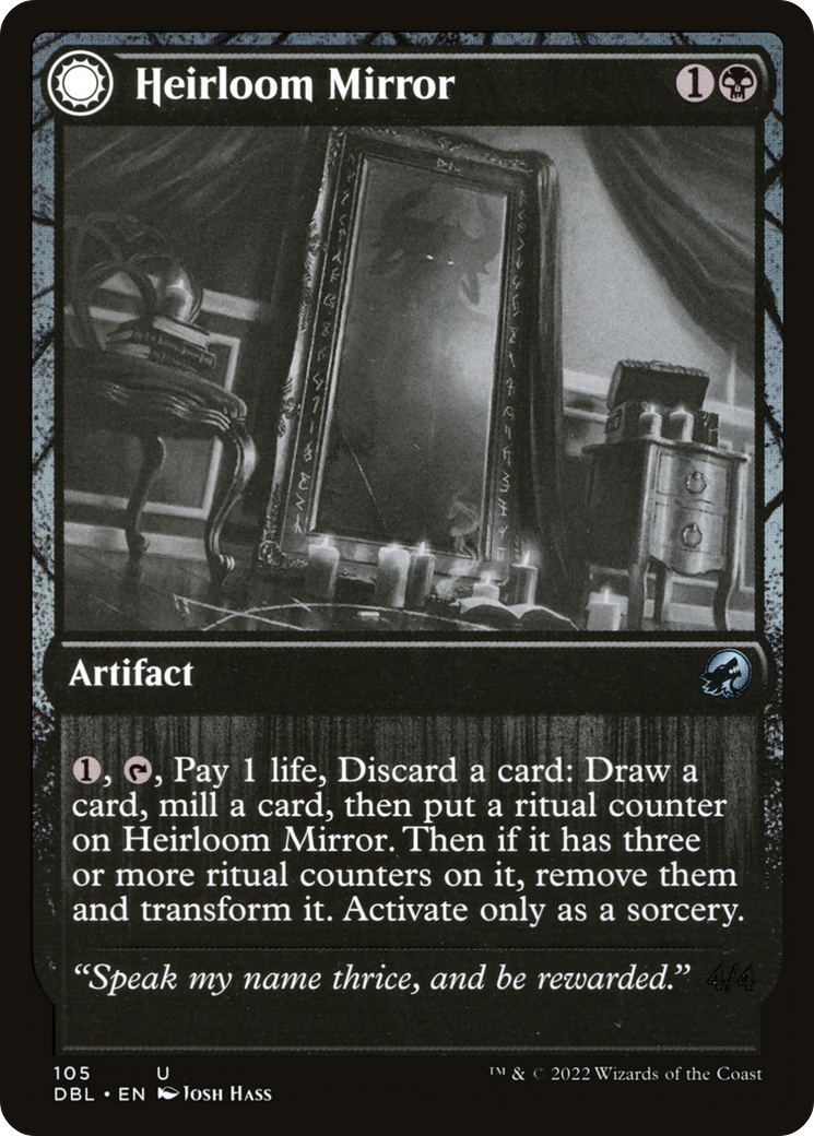 Image of Heirloom Mirror // Inherited Fiend [Innistrad: Double Feature]