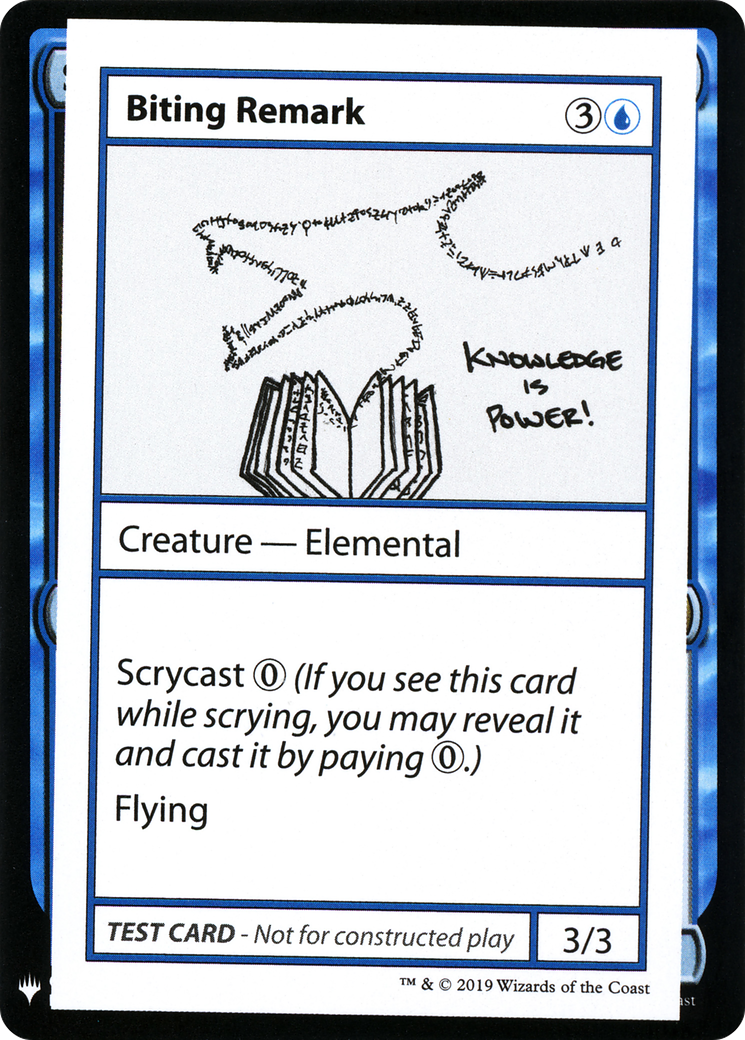 Image of Biting Remark [Mystery Booster Playtest Cards]