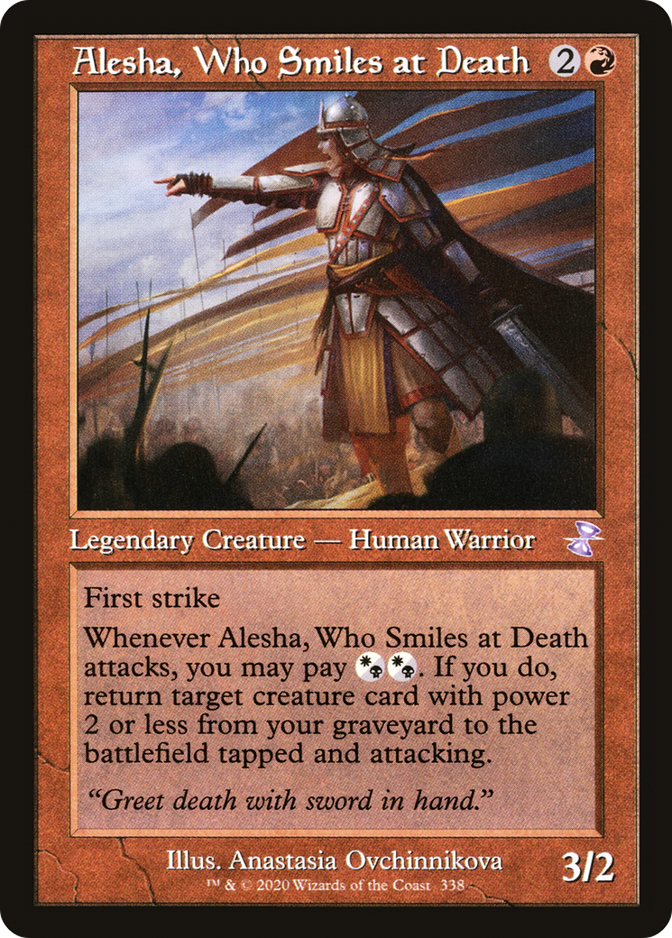 Image of Alesha, Who Smiles at Death (Timeshifted) [Time Spiral Remastered]