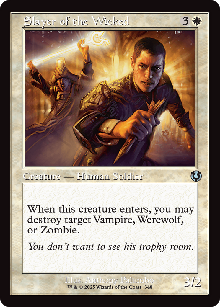 Image of Slayer of the Wicked (Retro Frame) [Innistrad Remastered]