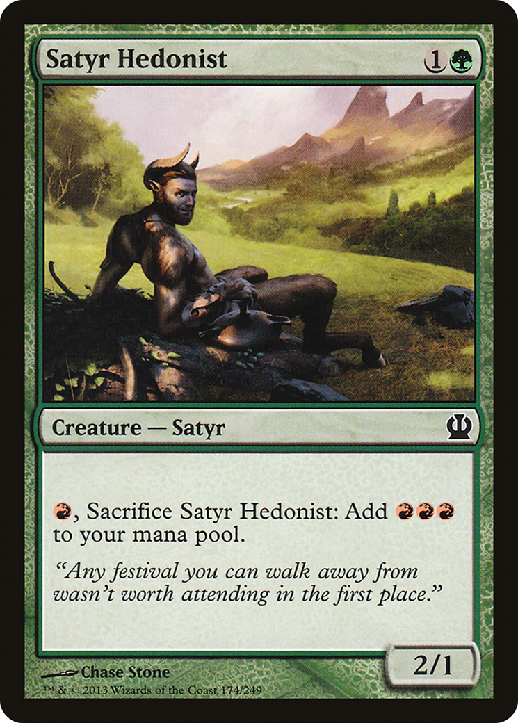 Image of Satyr Hedonist [Theros]