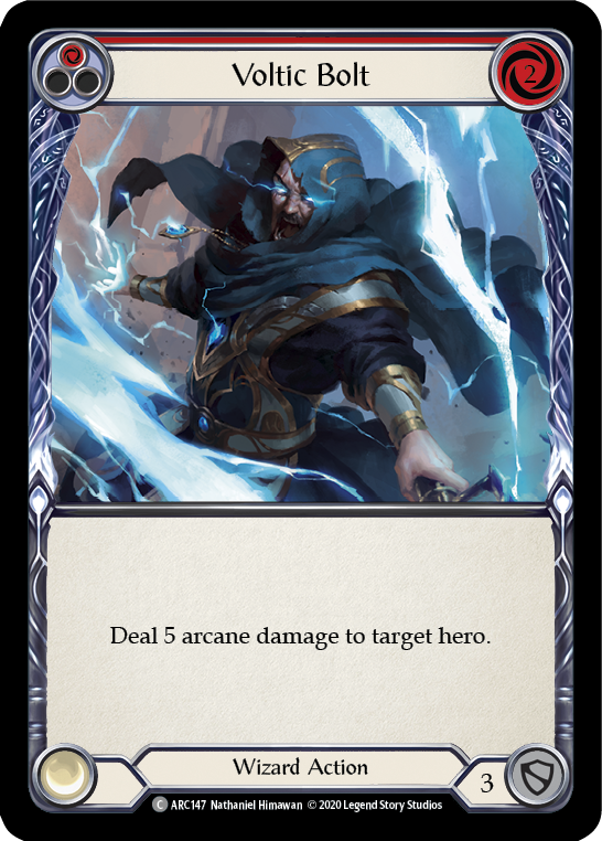 Image of Voltic Bolt (Red) [U-ARC147] (Arcane Rising Unlimited)  Unlimited Normal