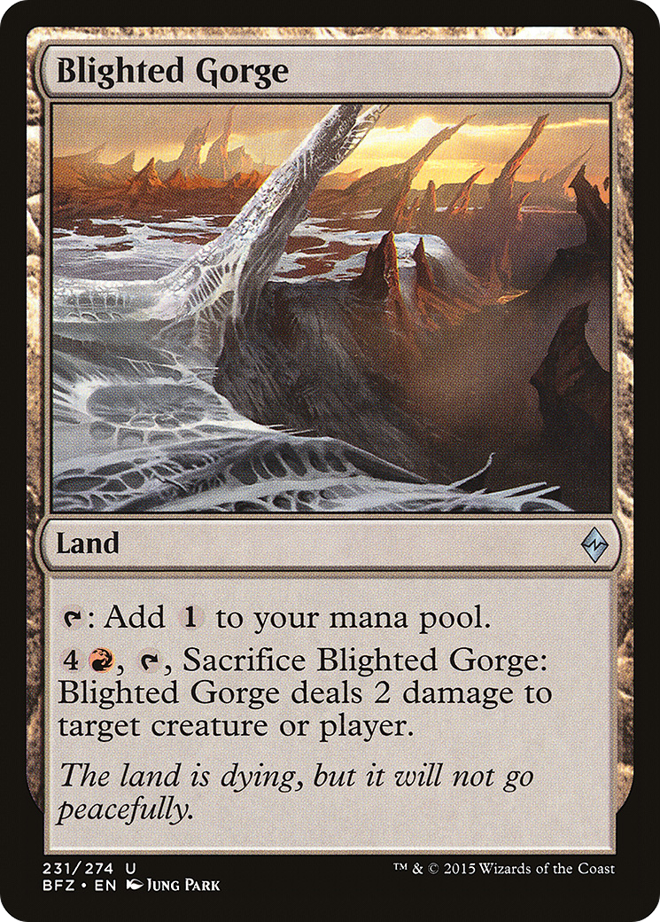 Image of Blighted Gorge [Battle for Zendikar]