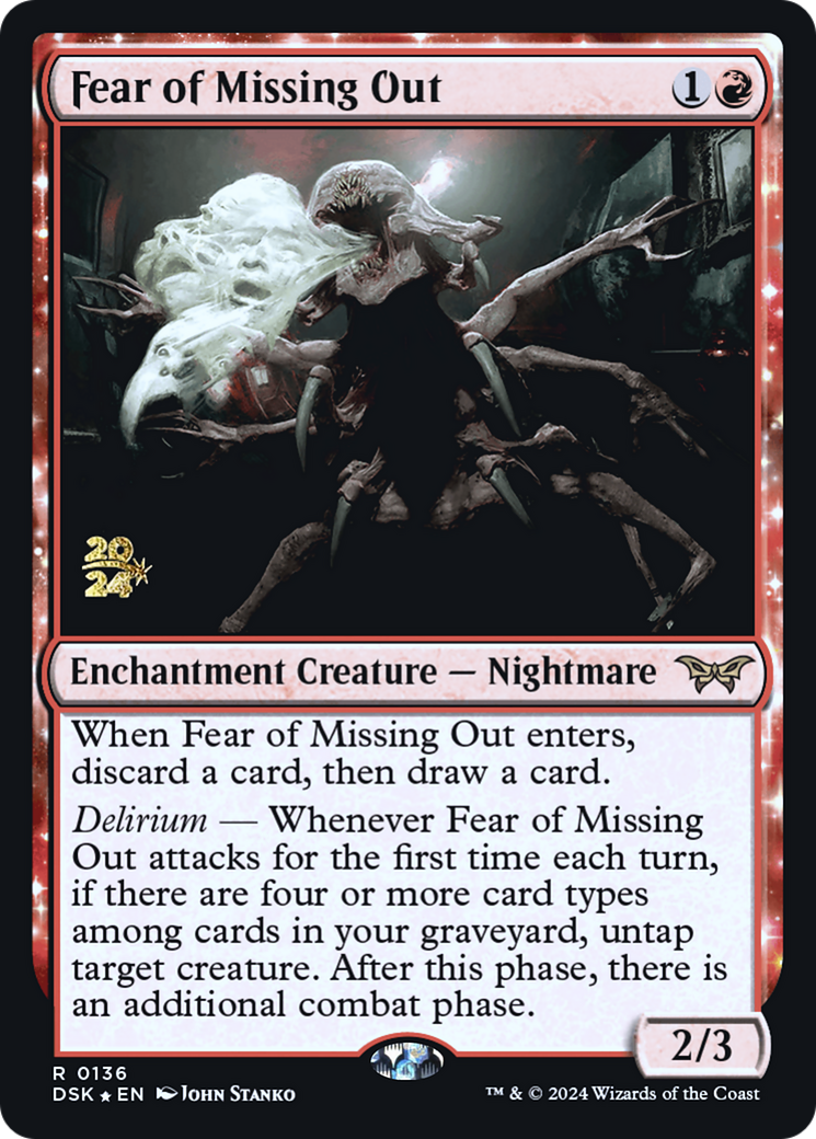 Image of Fear of Missing Out [Duskmourn: House of Horror Prerelease Promos]
