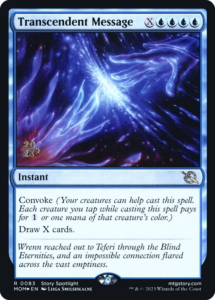 Image of Transcendent Message [March of the Machine Prerelease Promos]