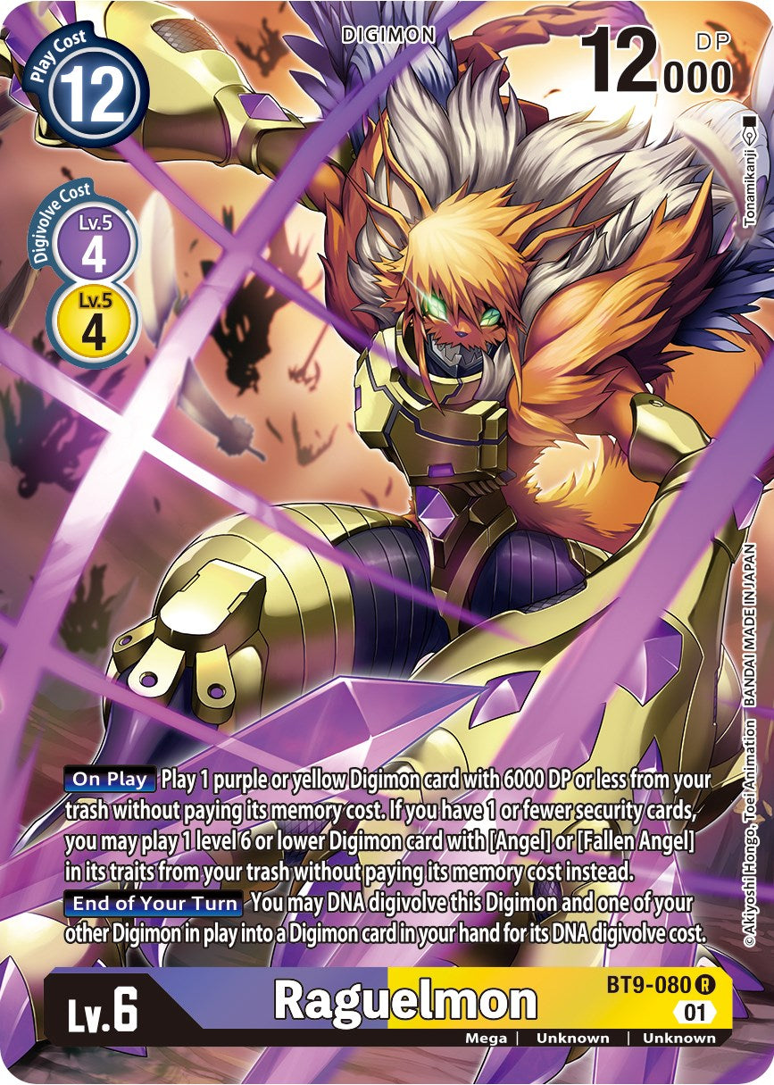 Image of Raguelmon [BT9-080] (Alternate Art) [X Record]
