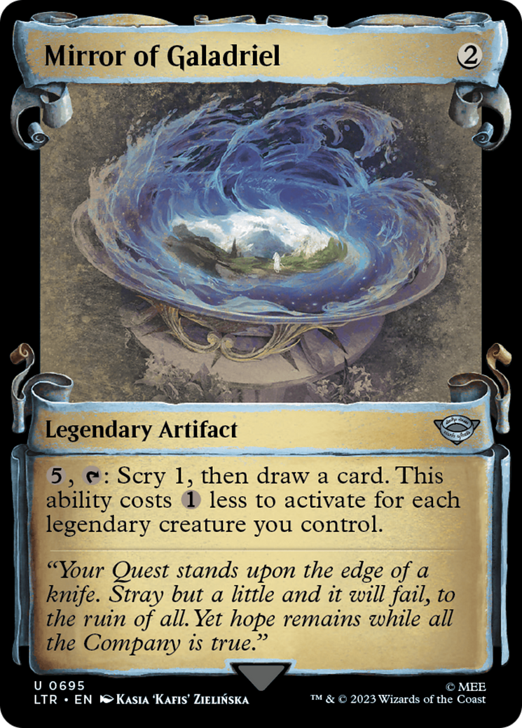 Image of Mirror of Galadriel [The Lord of the Rings: Tales of Middle-Earth Showcase Scrolls]