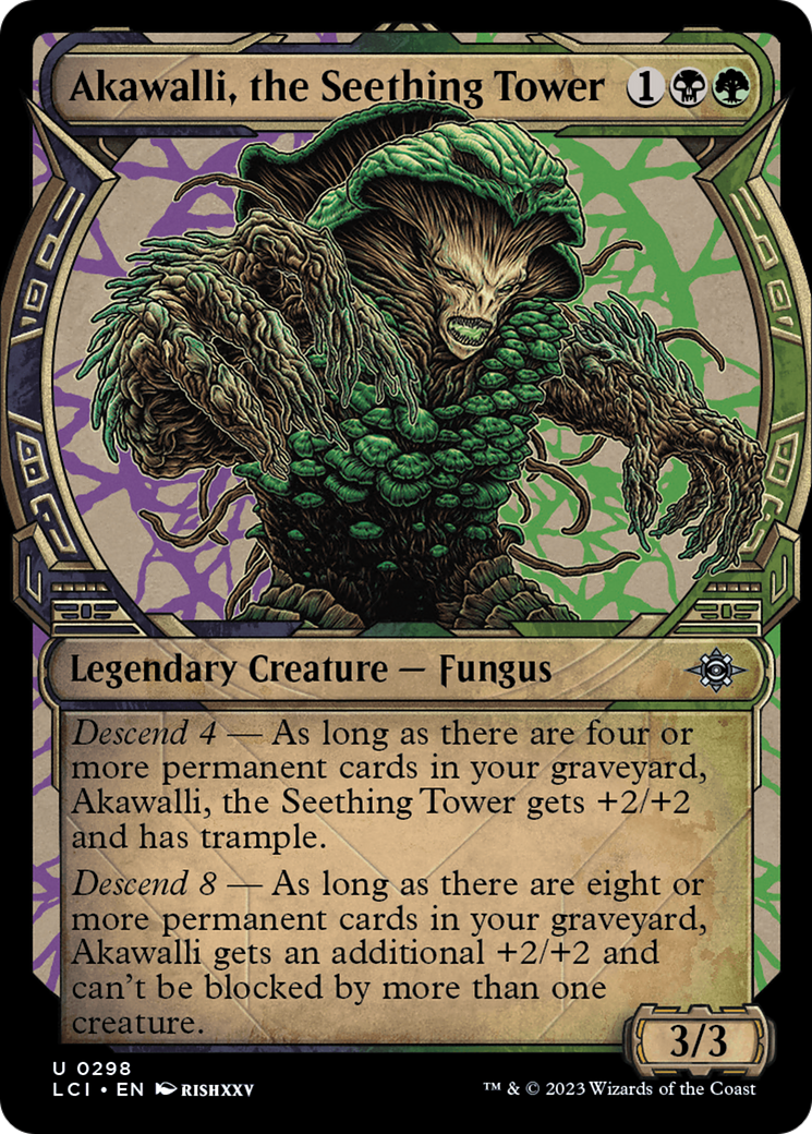 Image of Akawalli, the Seething Tower (Showcase) [The Lost Caverns of Ixalan]