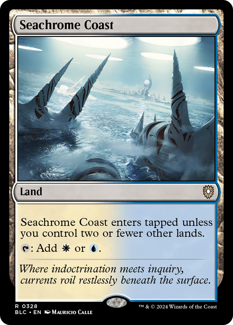 Image of Seachrome Coast [Bloomburrow Commander]