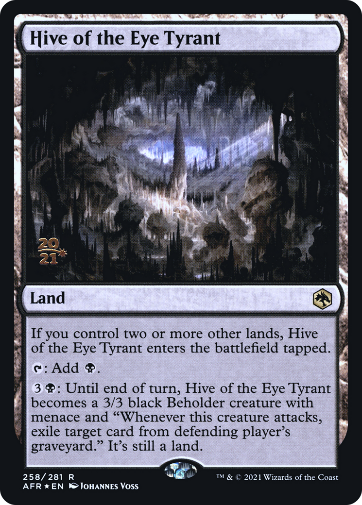 Image of Hive of the Eye Tyrant [Dungeons & Dragons: Adventures in the Forgotten Realms Prerelease Promos]