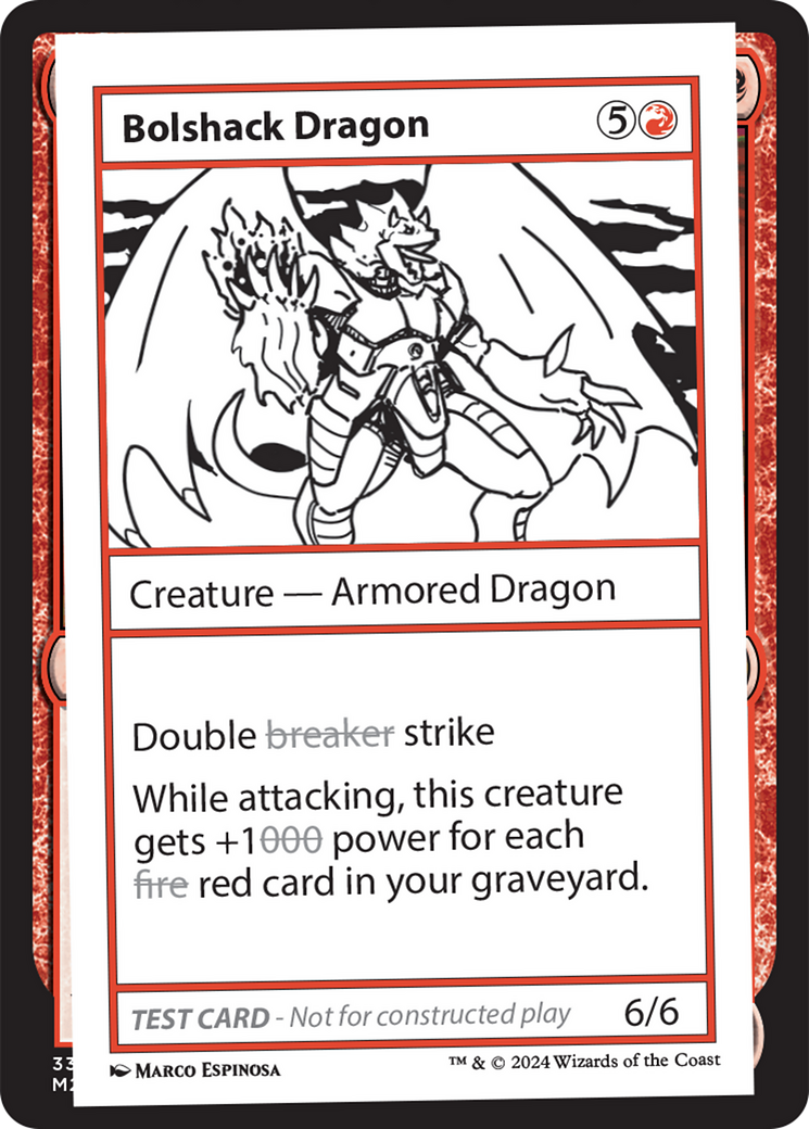 Image of Bolshack Dragon [Mystery Booster 2 Playtest Cards]