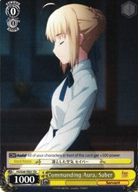 Image of Commanding Aura, Saber (FS/S34-TE01 TD) [Fate/Stay Night [Unlimited Blade Works]]