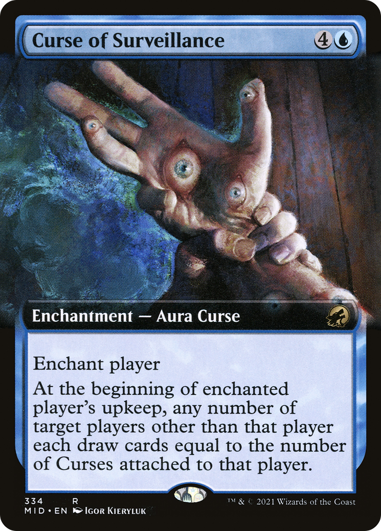 Image of Curse of Surveillance (Extended Art) [Innistrad: Midnight Hunt]