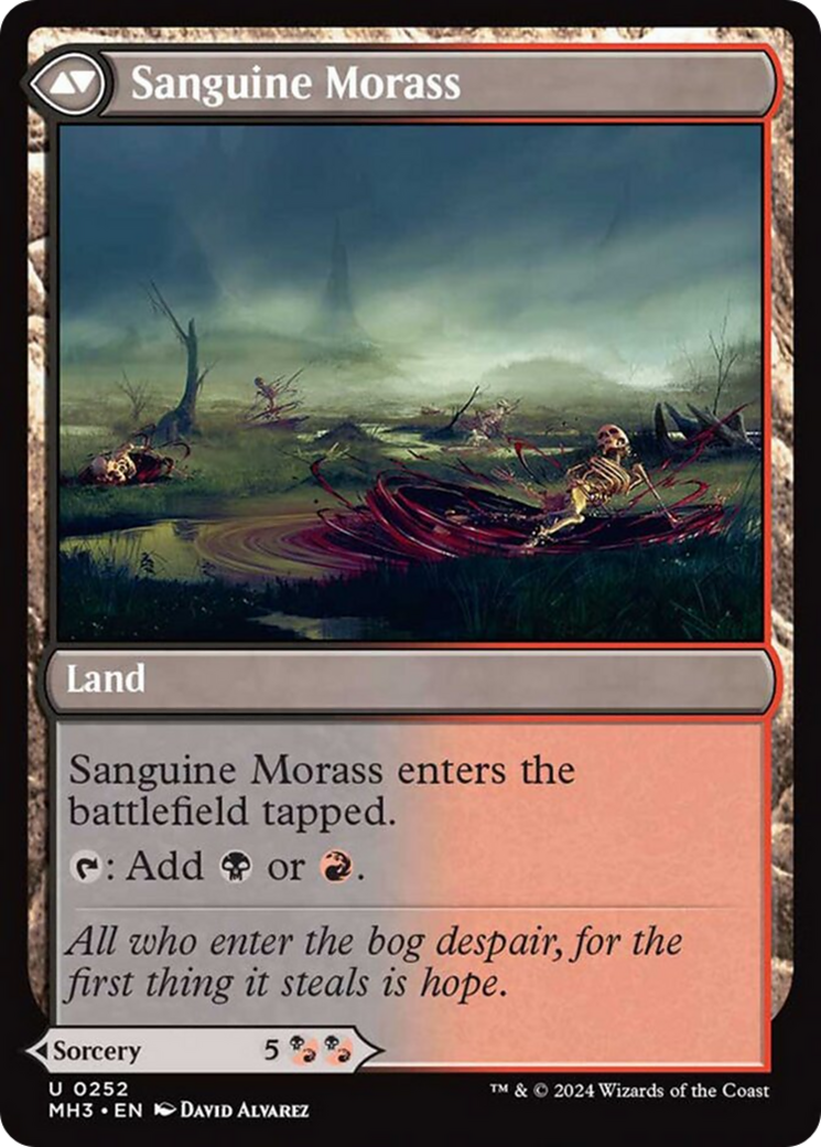Image of Bloodsoaked Insight // Sanguine Morass [Modern Horizons 3]