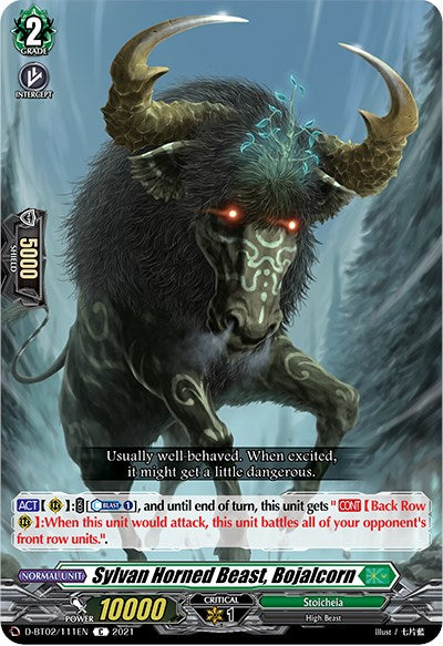 Image of Sylvan Horned Beast, Bojalcorn (D-BT02/111EN) [A Brush with the Legends]