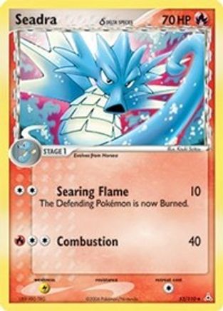 Image of Seadra (52/110) (Delta Species) (Stamped) [EX: Holon Phantoms]
