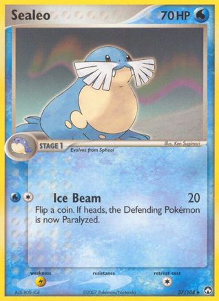 Image of Sealeo (37/108) (Stamped) [EX: Power Keepers]
