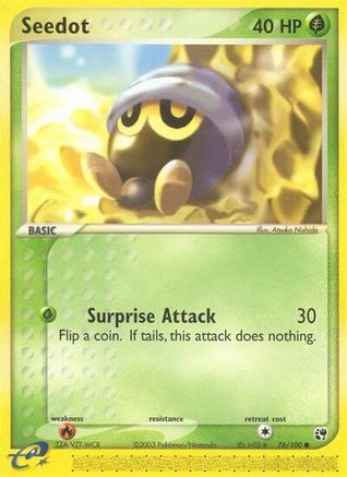 Image of Seedot (76/100) [EX: Sandstorm]