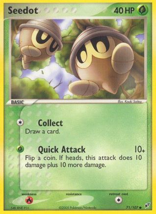 Image of Seedot (71/107) (Stamped) [EX: Deoxys]
