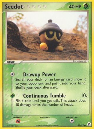 Image of Seedot (61/92) (Stamped) [EX: Legend Maker]