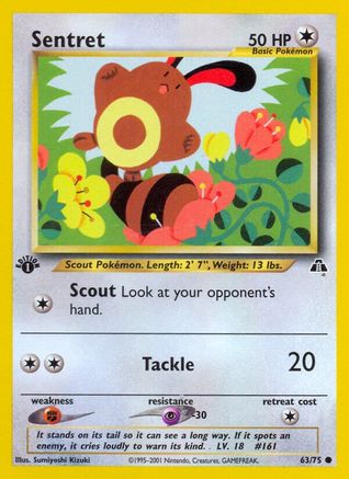 Image of Sentret (63/75) [Neo Discovery 1st Edition]