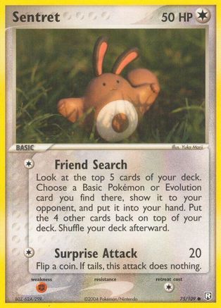 Image of Sentret (75/109) (Stamped) [EX: Team Rocket Returns]