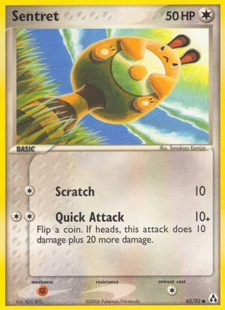 Image of Sentret (62/92) (Stamped) [EX: Legend Maker]