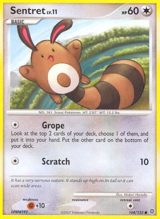 Image of Sentret (104/132) [Diamond & Pearl: Secret Wonders]
