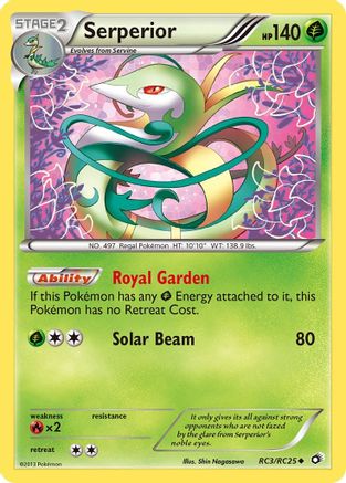 Image of Serperior (RC3/RC25) [Black & White: Legendary Treasures]