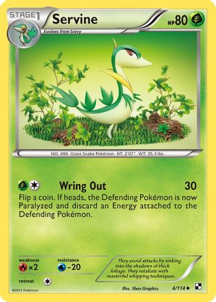 Image of Servine (4/114) [Black & White: Base Set]