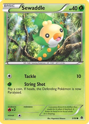 Image of Sewaddle (3/98) [Black & White: Emerging Powers]