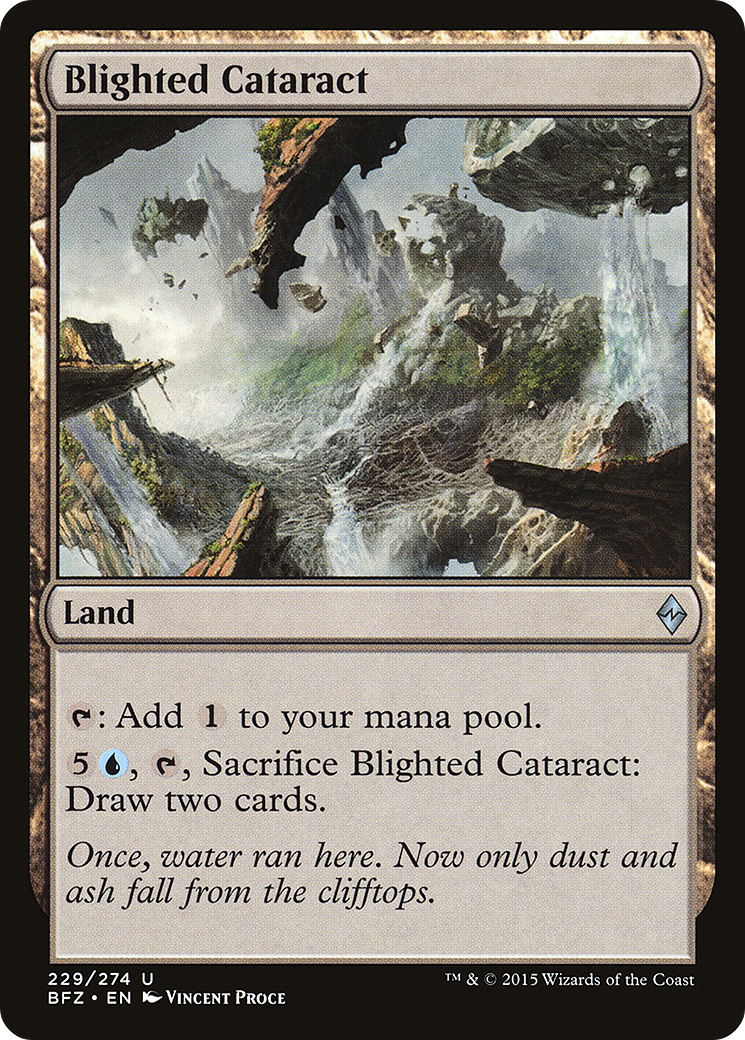 Image of Blighted Cataract [Battle for Zendikar]
