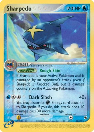 Image of Sharpedo (22/109) [EX: Ruby & Sapphire]