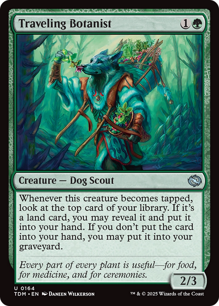 Image of Traveling Botanist [Tarkir: Dragonstorm]