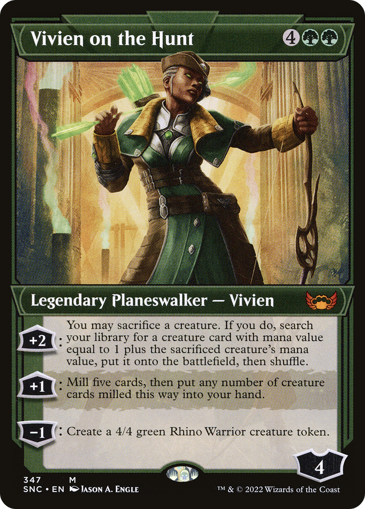 Image of Vivien on the Hunt (Showcase Art Deco) [Streets of New Capenna]