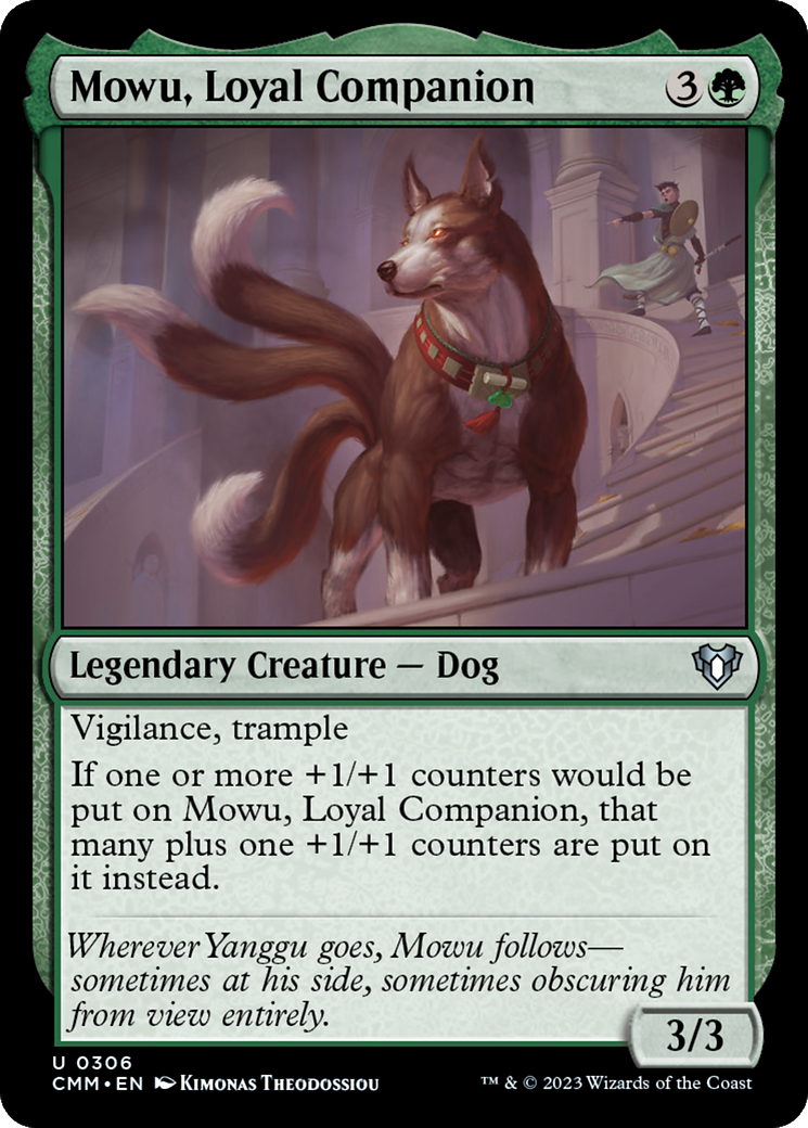 Image of Mowu, Loyal Companion [Commander Masters]