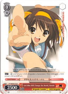 Image of Girl Who Will Change the World, Haruhi (SY/WE09-E16) [The Melancholy of Haruhi Suzumiya Extra Booster]