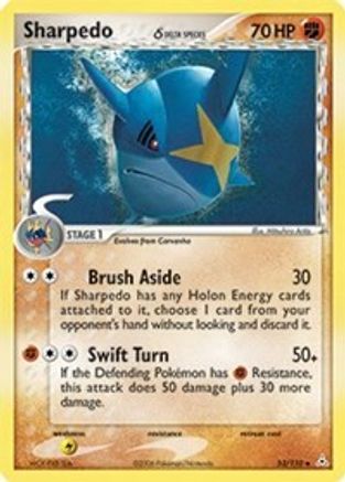 Image of Sharpedo (53/110) (Delta Species) (Stamped) [EX: Holon Phantoms]