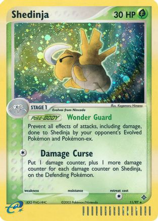 Image of Shedinja (11/97) [EX: Dragon]