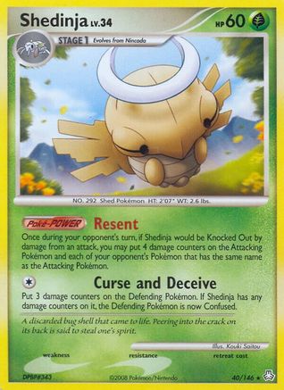 Image of Shedinja (40/146) [Diamond & Pearl: Legends Awakened]