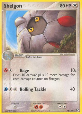 Image of Shelgon (39/108) (Stamped) [EX: Power Keepers]