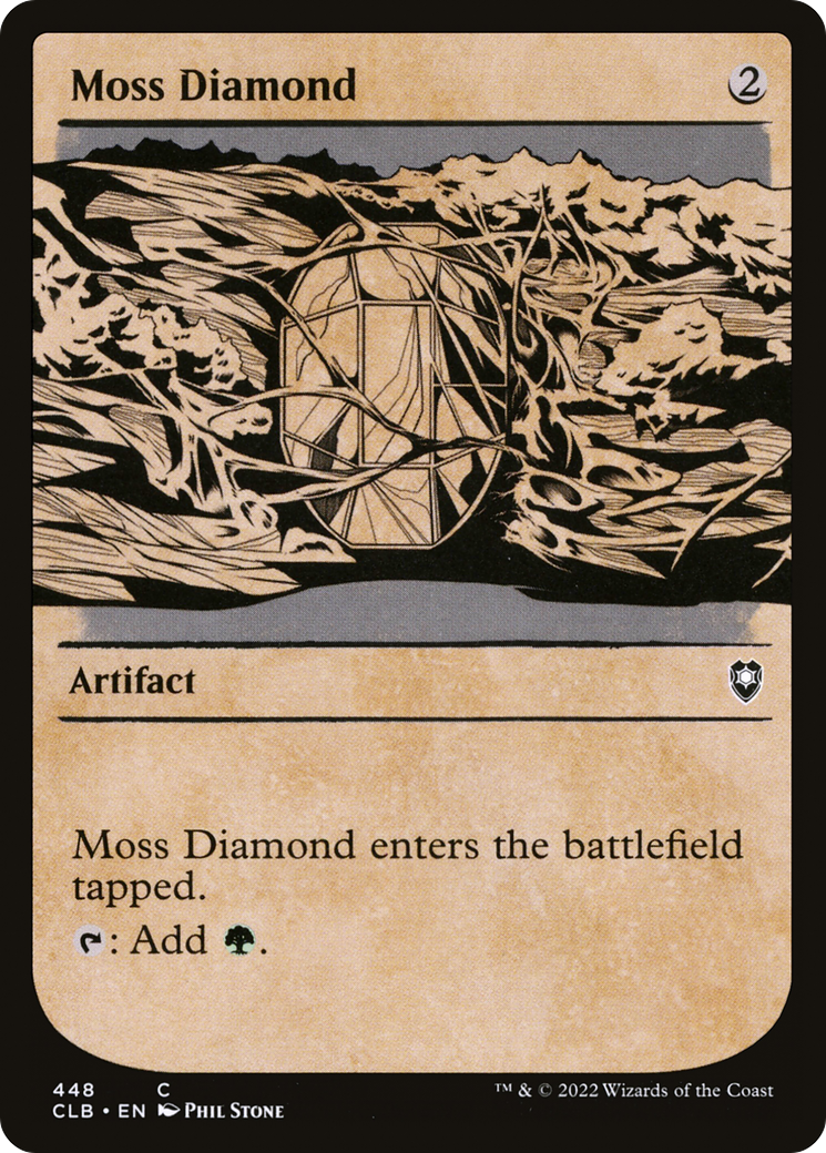 Image of Moss Diamond (Showcase) [Commander Legends: Battle for Baldur's Gate]
