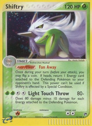 Image of Shiftry (12/100) [EX: Sandstorm]